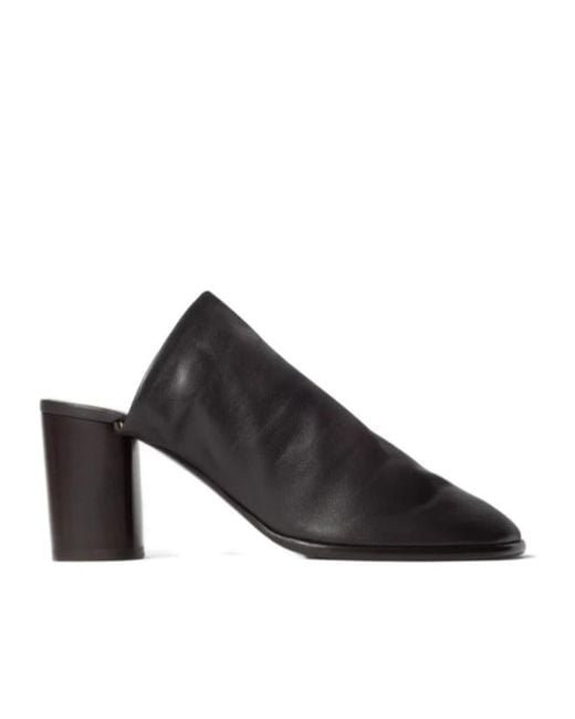 Lemaire Black Glove Mules