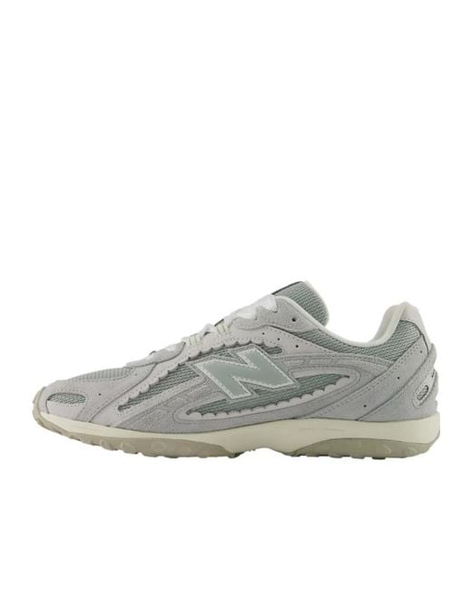 New Balance Gray 204L Lace-Up Sneakers for men