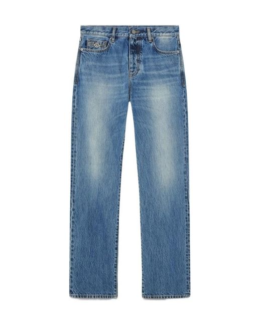 Versace Blue Medusa Head Jeans for men