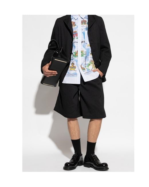 Comme des Garçons Black Long Sleeve Blazer for men