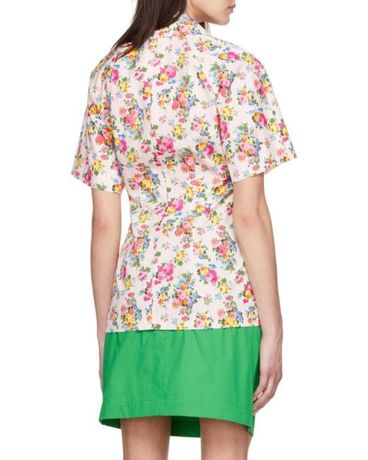 Sportmax White Printed Shirt