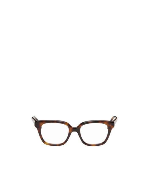 Loewe White Square-Frame Glasses