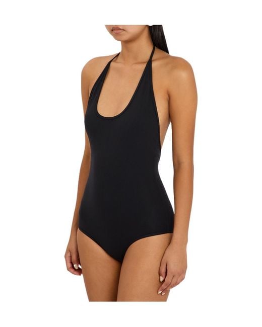 Totême Black Halterneck Swimsuit