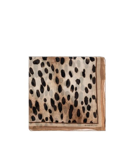 Givenchy Black Pattern Scarf