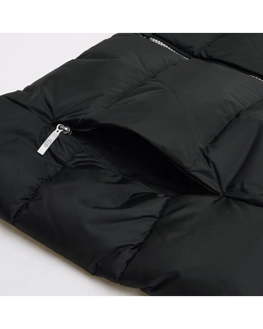 Parajumpers Black Logo Down Vest