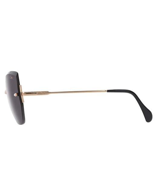 Cazal Metallic Frameless Cat-Eye Sunglasses for men