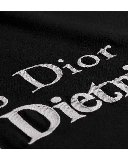 Dior Black T-Shirt With Embroidery, Relaxed Fit for men
