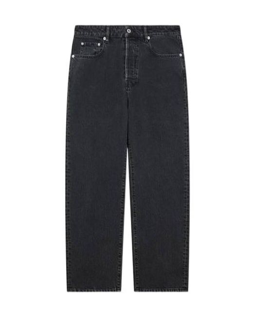 KENZO Blue Botan Loose Fit Jeans for men