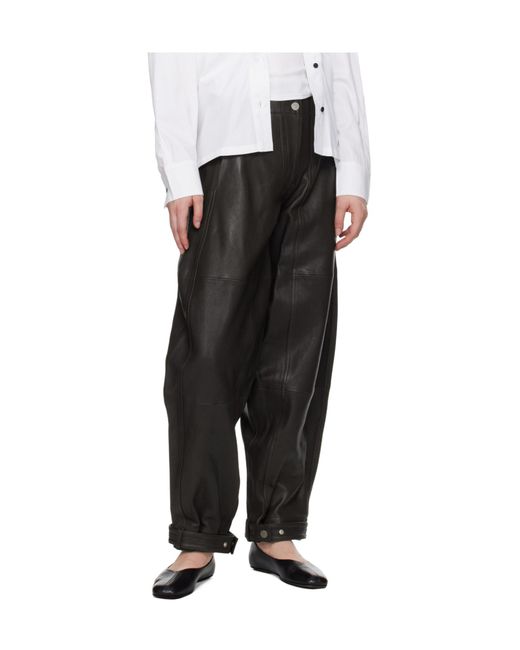 Co. Black Balloon Leather Pants