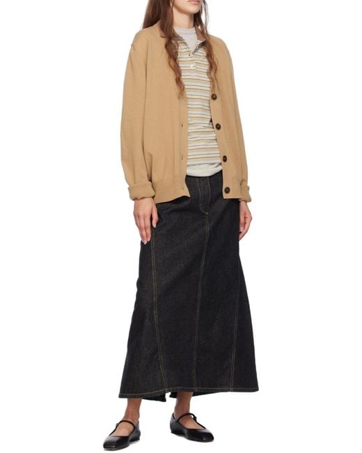 Aeyde Black Uma Square Toe Mary Jane Flats