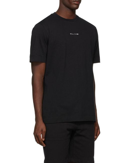 1017 ALYX 9SM Black Graphic Print T-Shirt for men