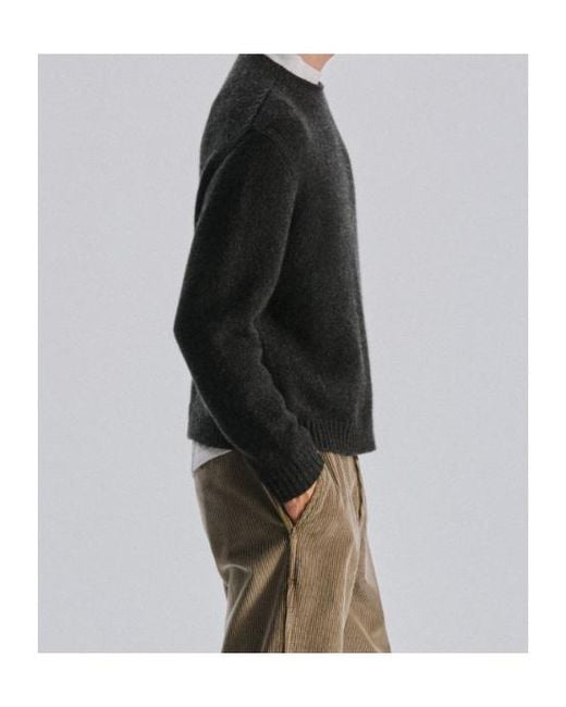 The Row Black Long-Sleeved Sweater for men