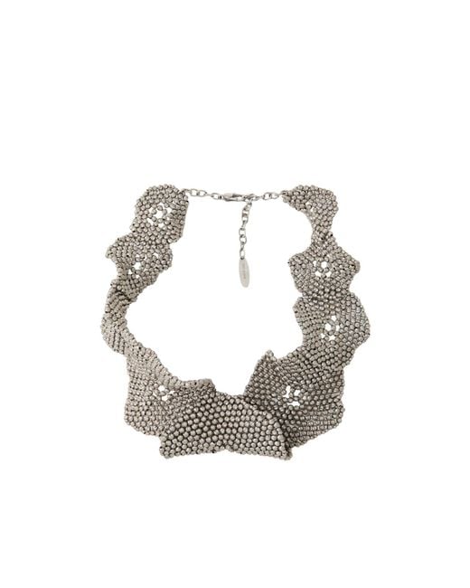 Brunello Cucinelli White Choker Necklace