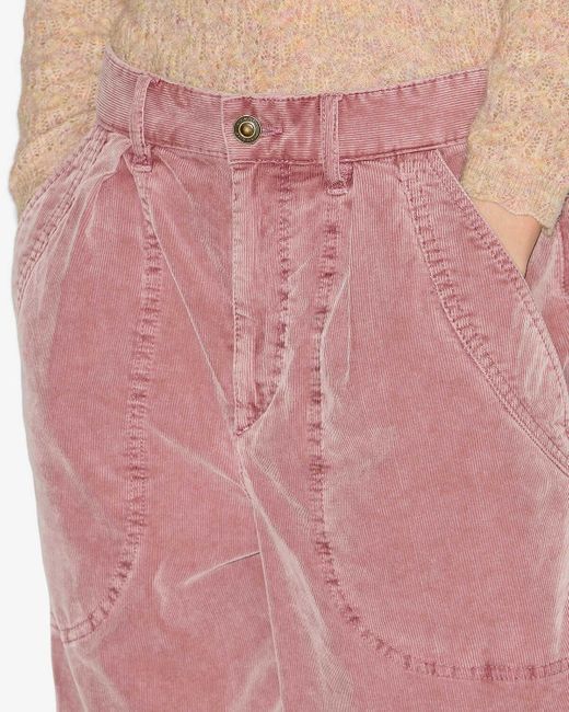 Isabel Marant Red Onyta Pants