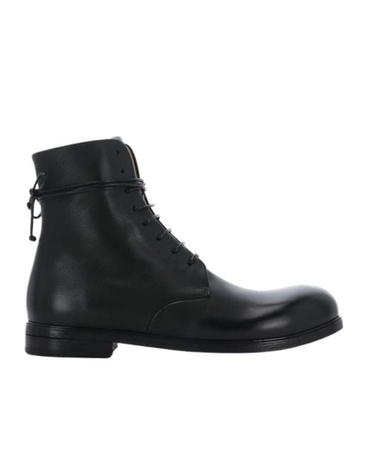 Marsèll Black Marsèll Zucca Media Lace-Up Ankle Boots for men