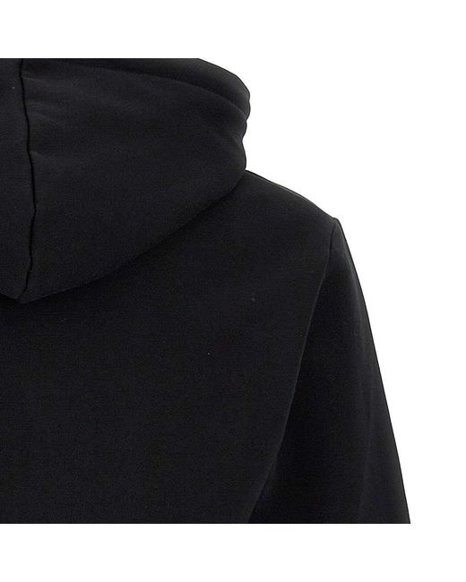 Lacoste Blue Logo Embroidered Drawstring Hoodie for men