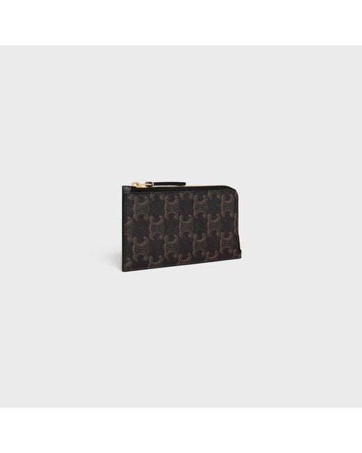 Céline Black Long Zipped Card Holder