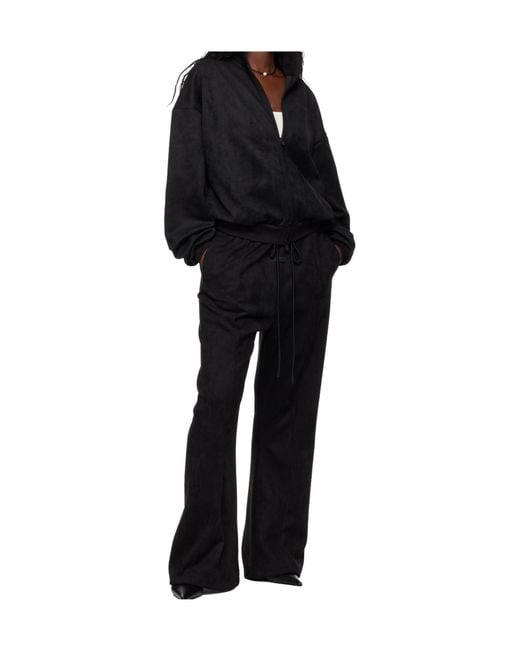 Fear Of God Black Suede Fleece Flare Sweatpant