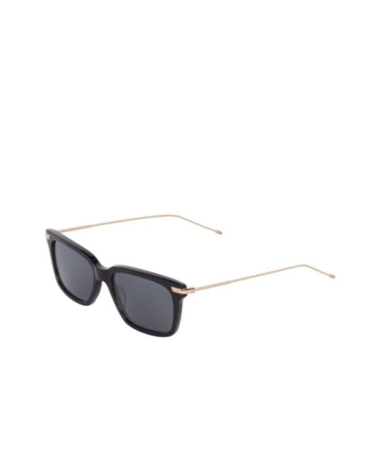 Thom Browne White Eyewear Square Frame Sunglasses for men