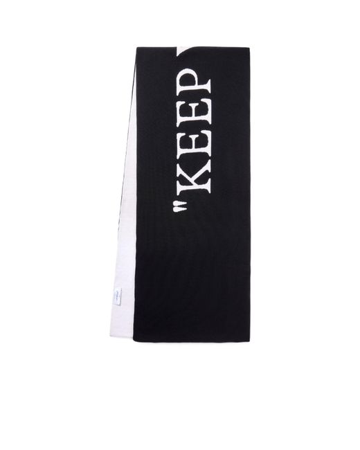 Off-White c/o Virgil Abloh Black Keep Warm Scarf