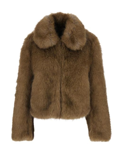 MSGM Brown Long Sleeved Coat