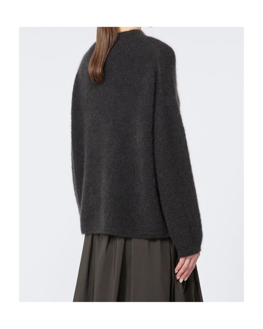 Max Mara Black Taro Long-Sleeved Knitted Jumper