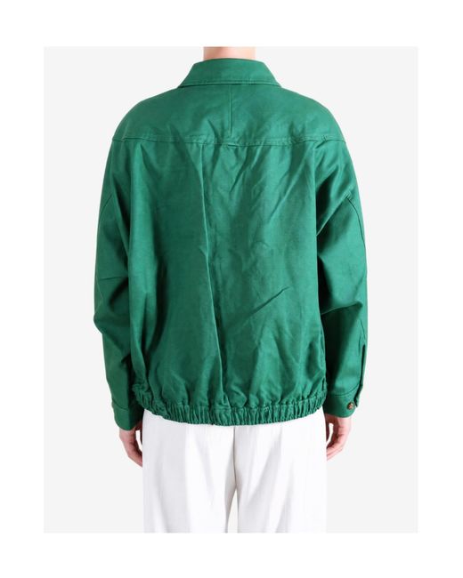 Polo Ralph Lauren Green Twill Woven Jacket