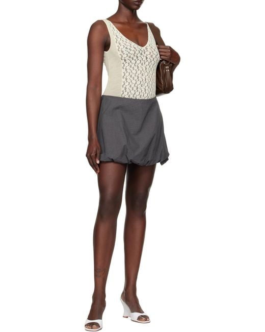 Baserange White Crescent Bodysuit