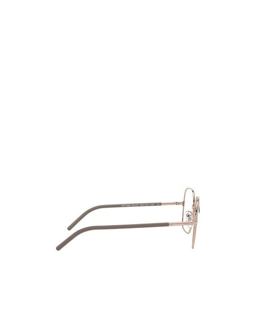 Prada White Eyewear Square Frame Glasses