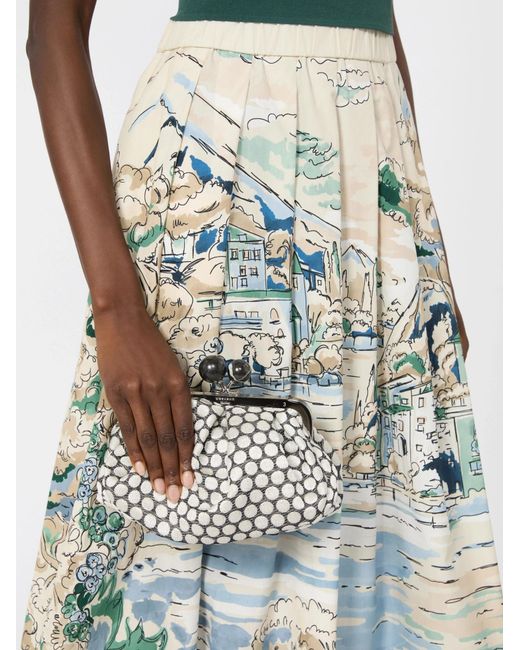 Weekend by Maxmara White Patterned Shoulder Bag