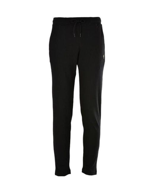 Paul & Shark Black Logo Sweatpants for men