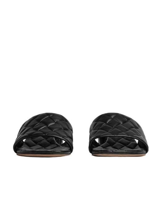 Bottega Veneta Black Amy Slip-On Mules