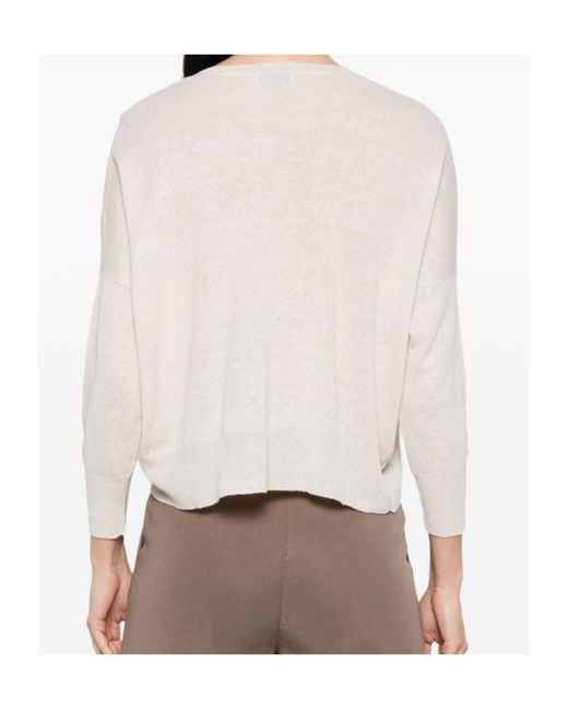 Baserange Natural Long-Sleeve Top