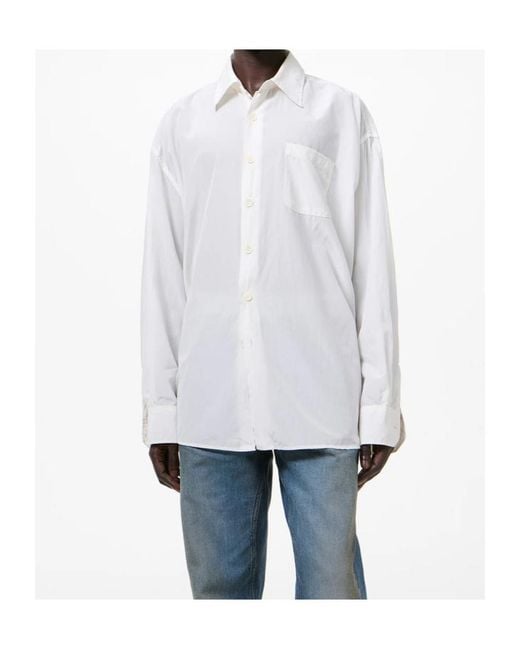 Our Legacy White Borrowed Shirt for men