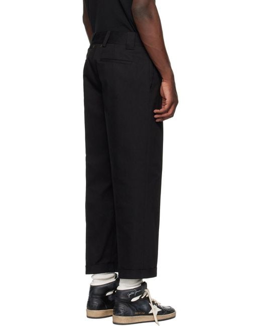 Golden Goose Deluxe Brand Black Tailored Straight-Leg Pants for men