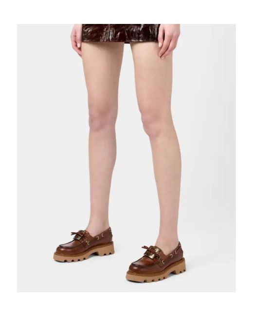 Roger Vivier Brown Viv' Rangers Truck Boat Shoes