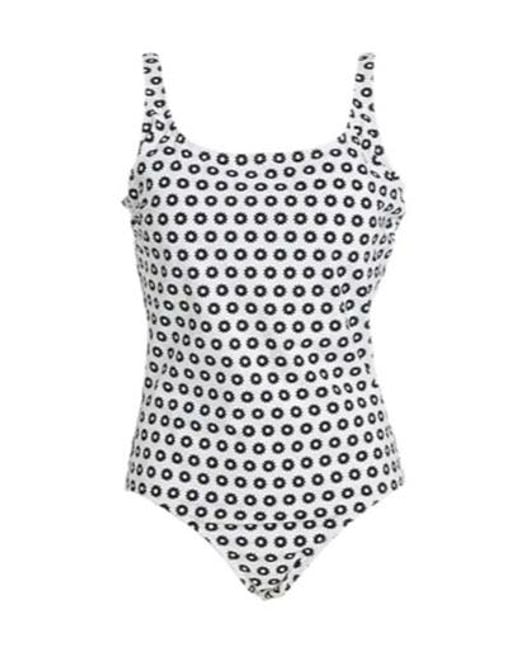 Tory Burch White One-Piece Swimsuits