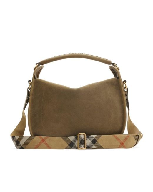 Burberry Brown Medium B Clip Messenger Bag