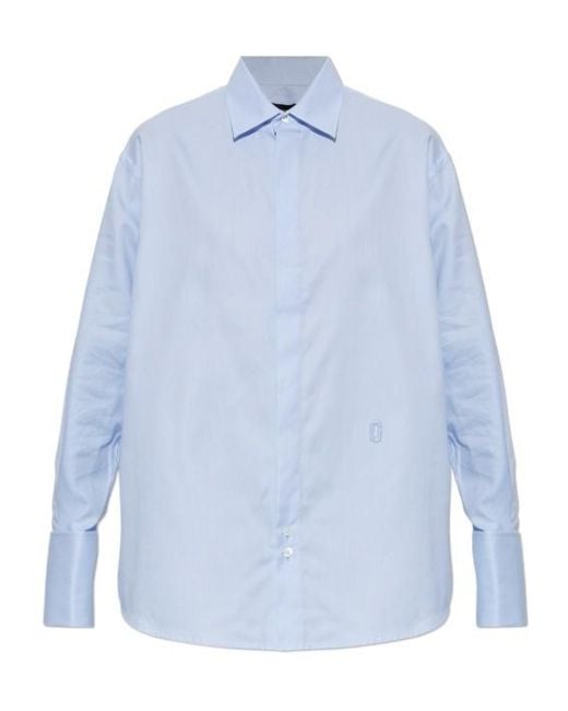 Marc Jacobs Blue Long-Sleeved Shirt