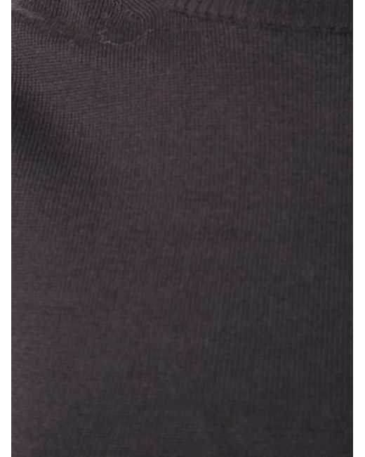 Sportmax Blue Turtleneck Sleeveless Jumper