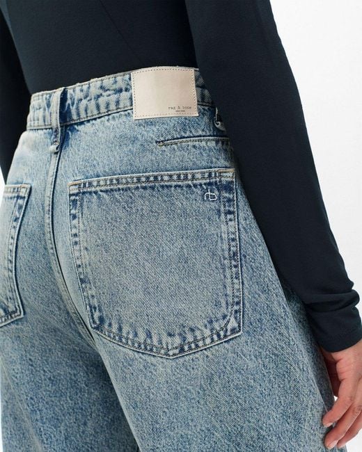 Rag & Bone Blue Belt Loop Jeans