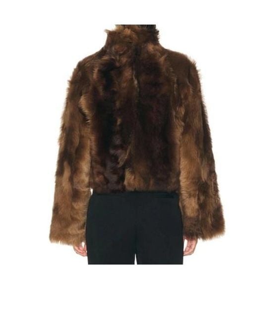 Nour Hammour Brown Long-Sleeved Jacket