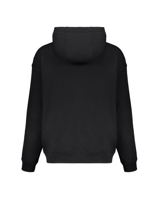 Versace Black Zip-Up Drawstring Hoodie for men
