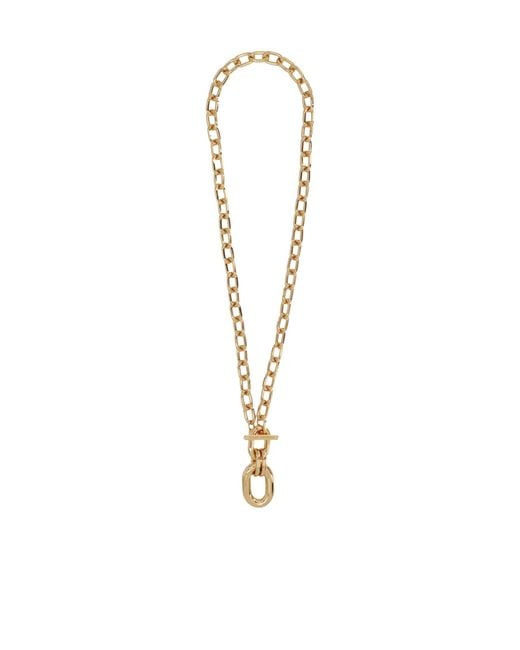 Rabanne White Metal Necklace