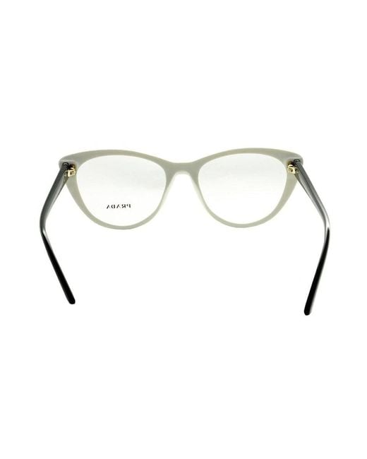 Prada White Full Frame Plain Mirror