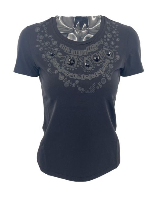 Armani Jeans Blue Item O-Neck Short-Sleeved T-Shirt
