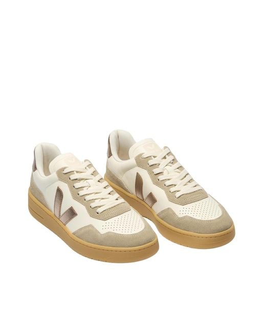 Veja V-90 Leather Pure Bronze Natural