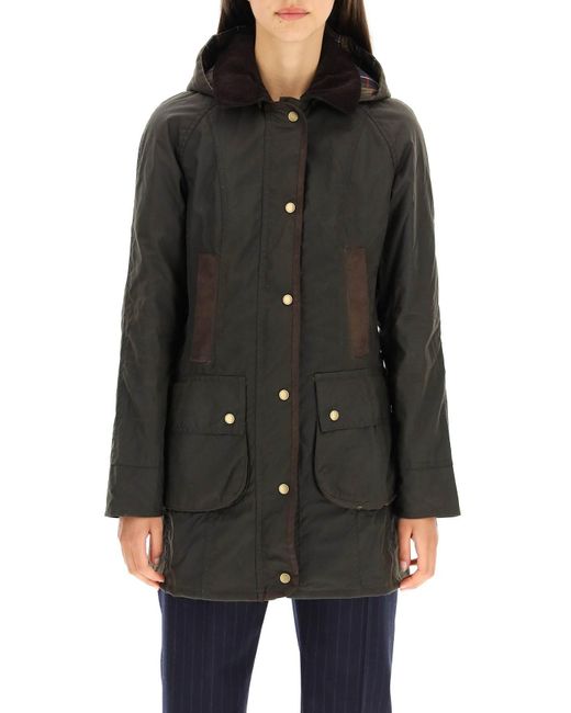 Barbour Black Bower Wax Jacket