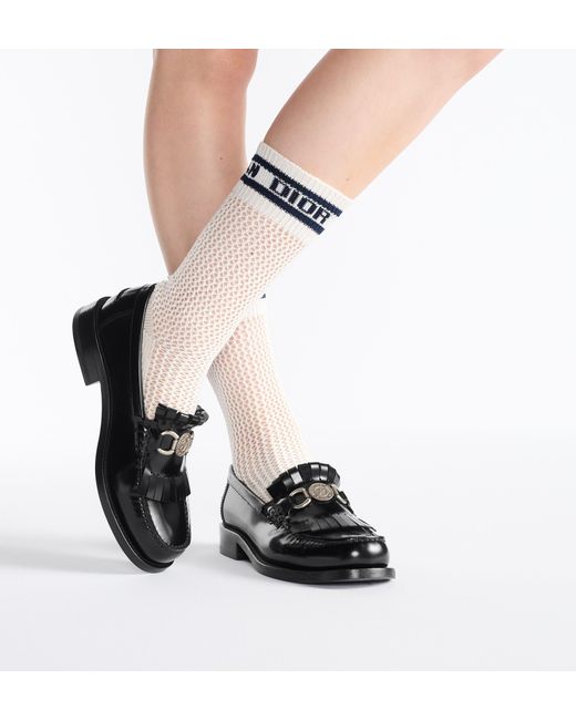 Dior Black Emblem Loafer