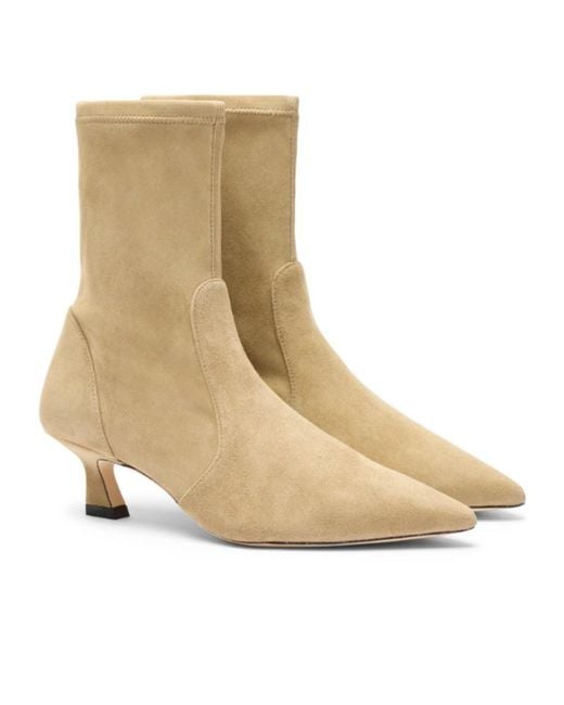 Stuart Weitzman Natural Vinnie Bootie 50